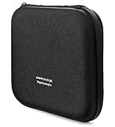 alavisxf xx CD Case, 28 Capacity EVA Protective DVD Case Portable Zipper CD Case Holder Disc Stor...