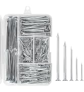 TJBTORJT Hardware Nails Assorted Kit for Up to 2.5" Long Hanging Pictures, Wall Nails,Common nail...