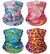 Thin Seamless Cooling Neck Gaiter & Face Mask - Sun Protection Neck Coolers | Breathable & moistu...