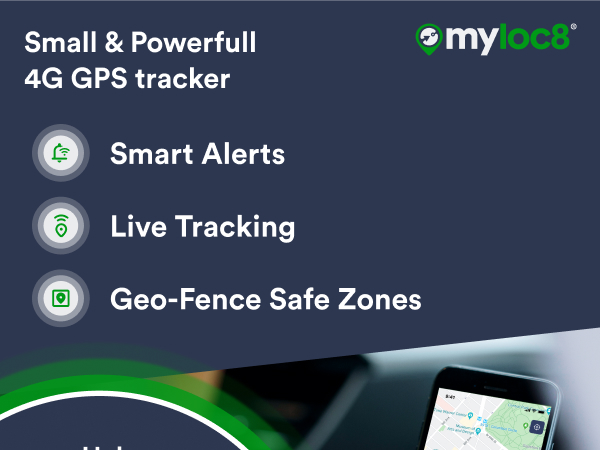 Myloc8 tracking features