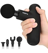 NEPQ Mini Massage Gun, Powerful Fascial Gun Portable Deep Tissue Percussion Muscle Back Head Mass...