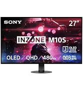 Sony INZONE M10S 27” OLED 1440p Gaming Monitor 480Hz 0.03ms, Low Profile Stand, Tournament Mode, ...