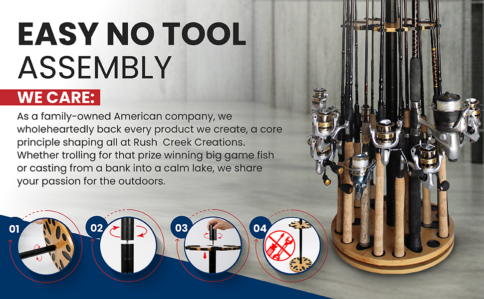 Fishing rod rack Spinning rod holder Fishing rod storage Garage fishing rod holder gear organizer