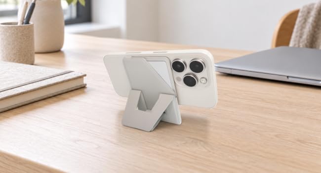 landscape folded on desk