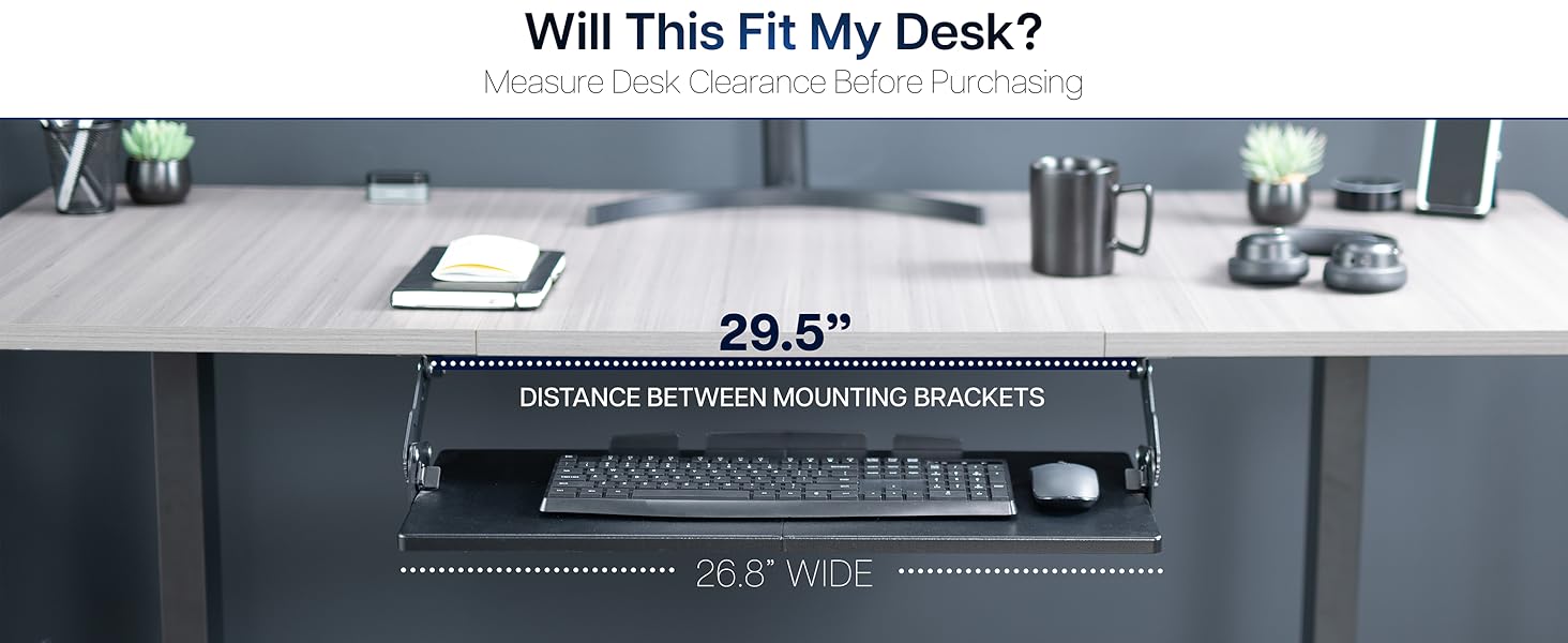 keyboard tray mount