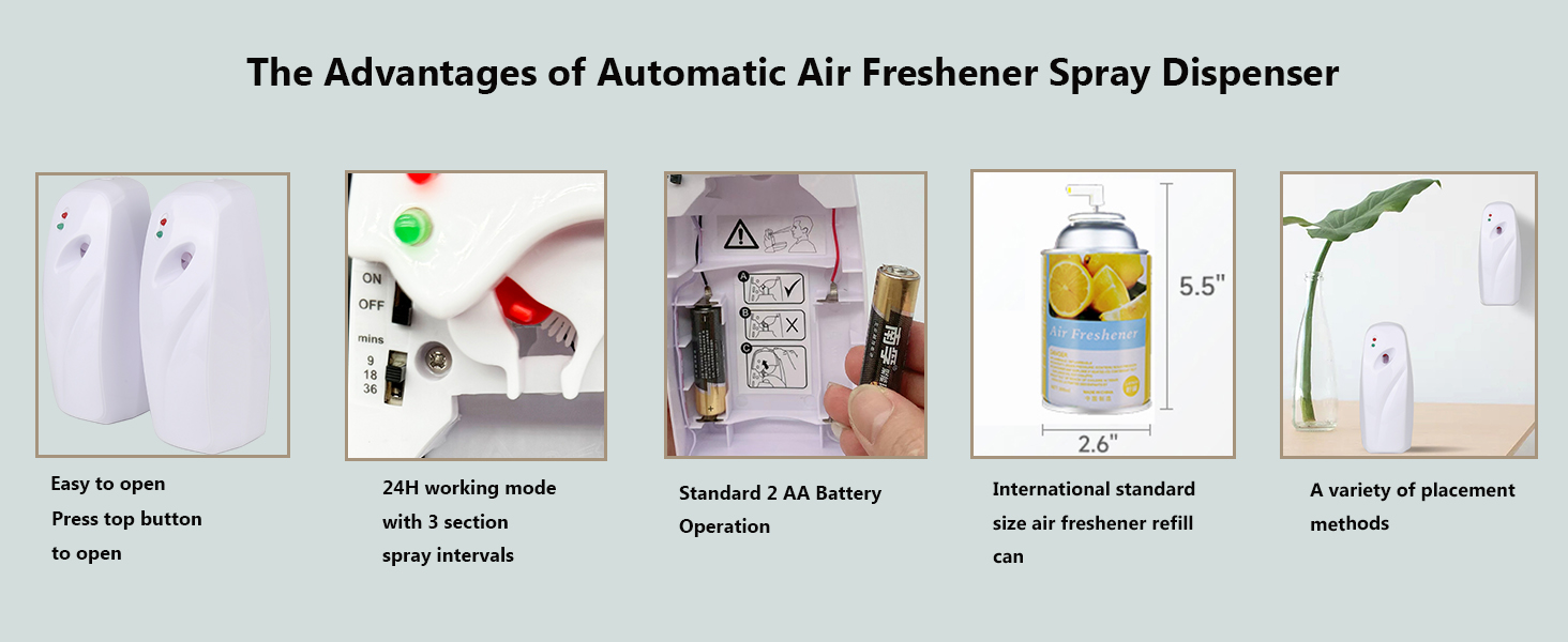 air wick automatic spray dispenser wall mounted