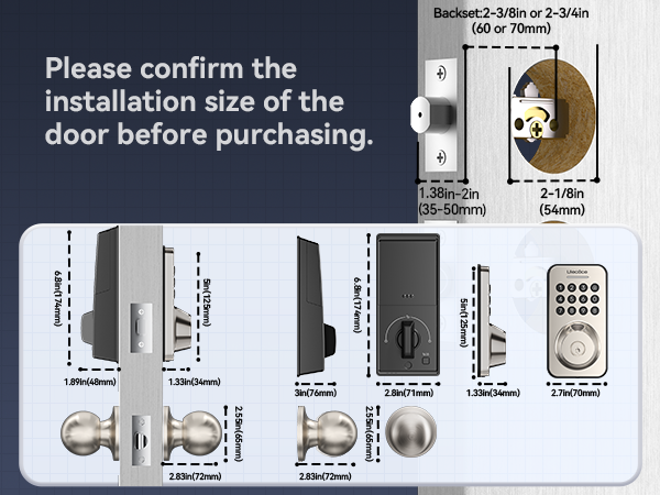 keyless entry door lock