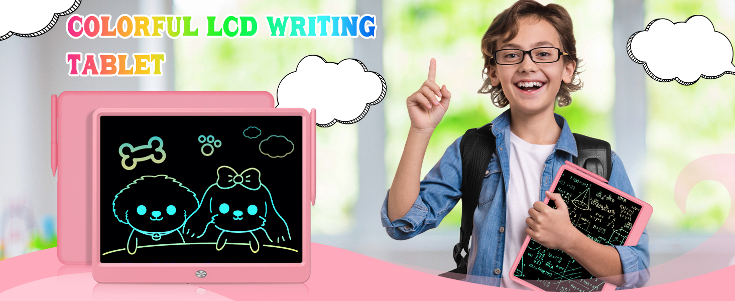 colorful lcd writing tablet