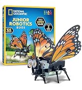 National Geographic Robotic Bug Engineering Science Kit for Kids | Build a Robot Insect, Flapping...