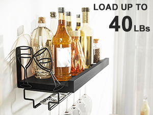 wine shelf