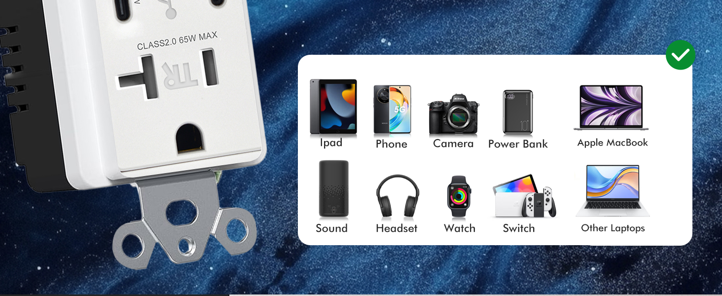 Compatible with cell phone, pad, laptop