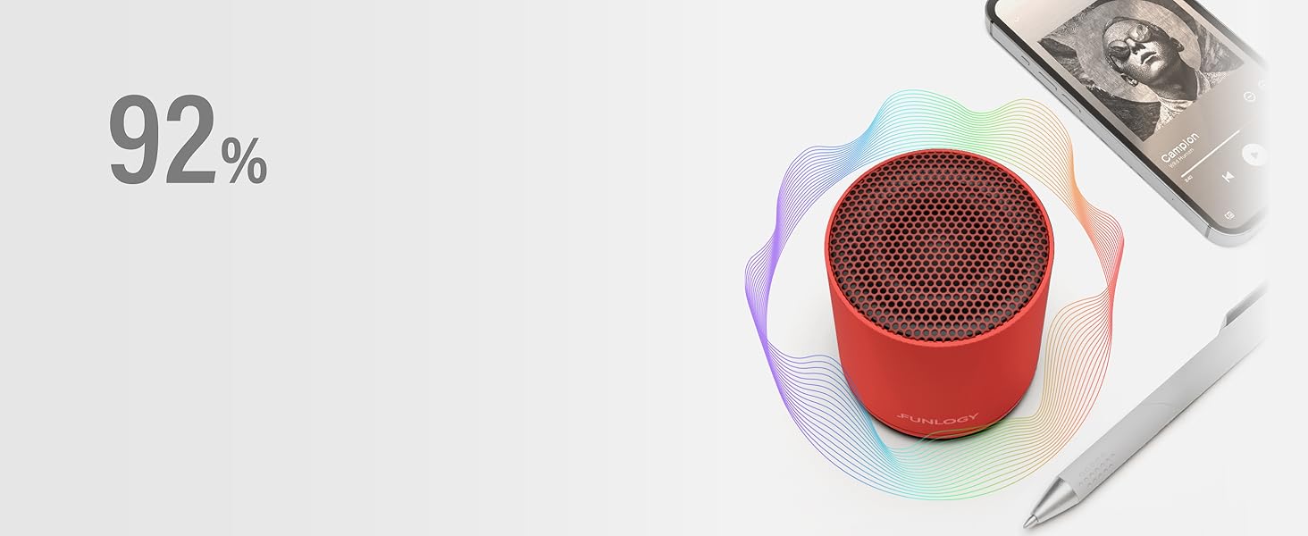 FUNLOGY Portable Mini2 High-Flow Acoustic Grill