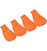 UKCOCO Rubber Dog Boots, Rain Shoes Non-Slip Snow Dog Paw Booties Outdoor Footwear Breathable Wal...