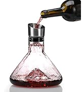 Iceberg Wine Decanter,Red Wine Carafe with Built-in-Aerator,Wine Aerator,Wine Gifts for Christmas...
