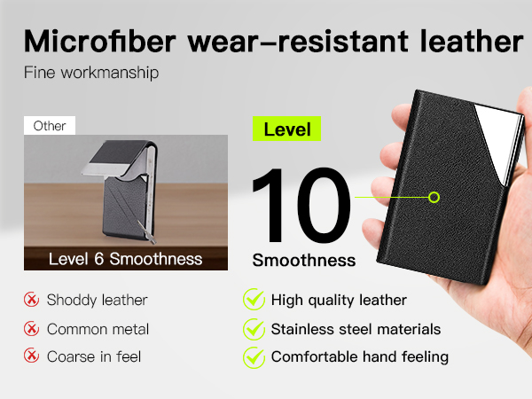 Microfber wear-resistant leather