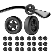 SMARTTOP Glasses Ear Grip-12 pairs Star Round Silicone Anti-slip Eyeglasses Ear Cushion Retainer ...