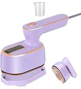 HFLYJPYW Mini Steam Iron for Clothes, Travel Steamer for Clothes Portable Steamer Travel Iron, Mi...