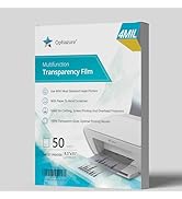 Optiazure Transparency Film, Overhead Projector Film for Inkjet Printer, Acetate Sheets for Craft...