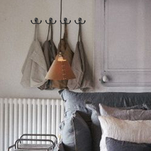 Homanu Heavy Duty Double Prong Coat Hooks Wall Mounted