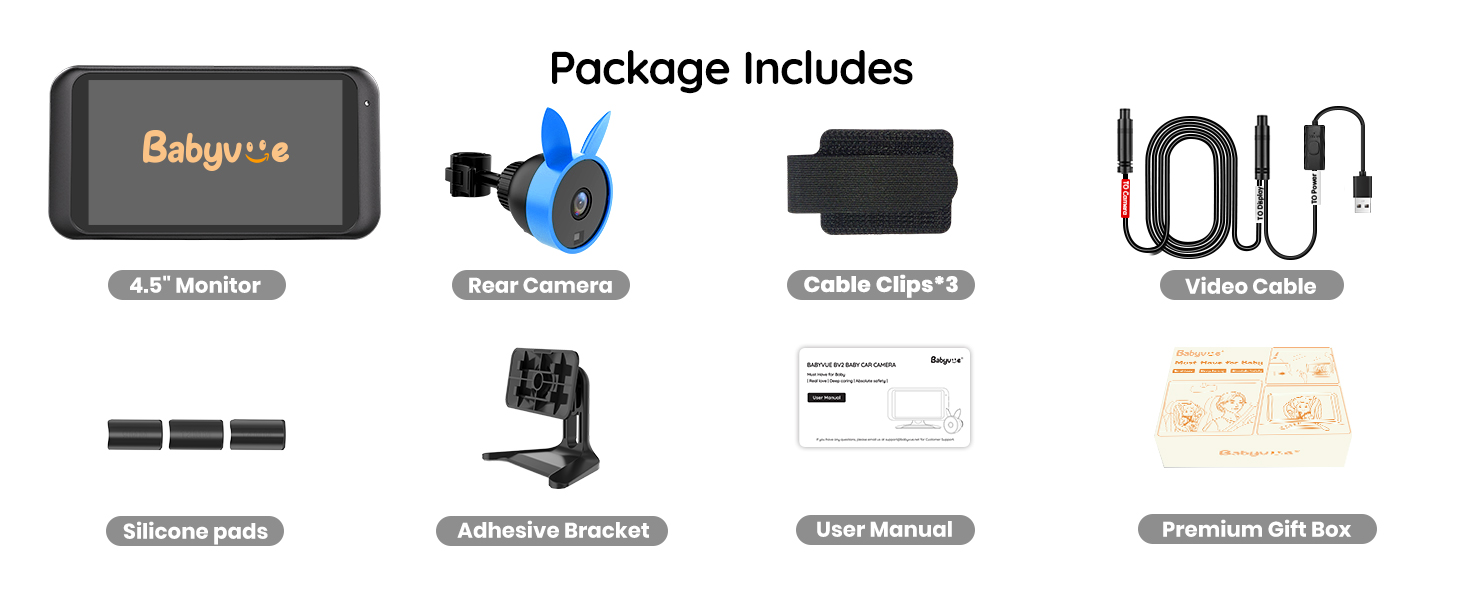 Babyvue USB Baby Car Camera Backseat Camera