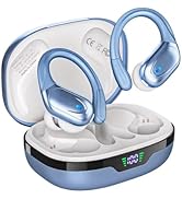 HAOYUYAN Wireless Earbuds Bluetooth 5.3 Headphones with 80H Playback, IPX7 Waterproof Over Ear Bu...