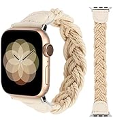 Minyee Compatible with Apple Watch Band Braided 41mm 40mm 38mm 42mm 44mm 45mm 46mm 49mm Women,Sol...
