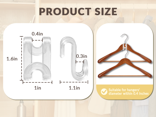 60pcs hanger hooks