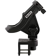 Scotty #284-BK Baitcaster/Spinning Rod Holder w/ #243 Square Rail Mount , Black