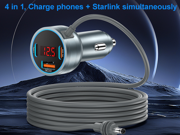 starlink mini car adapter