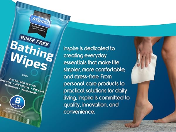 Bathing wipes
