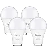 CFMASTER GU24 LED Llight Bulb, 5000K Daylight, 9W(100W Equivalent), 800 Lumens, A19 Shape GU24 LE...