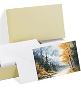PATIKIL Watercolor Cards Postcards with Envelope