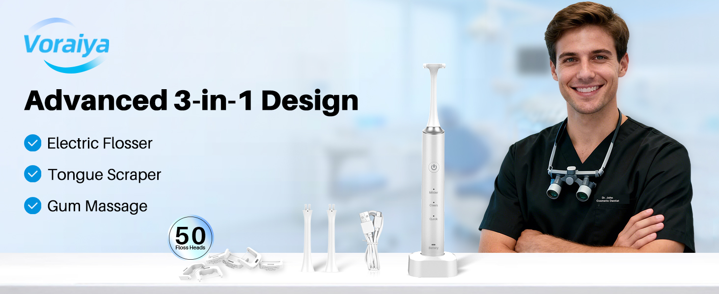 Voraiya Electric Flosser for Teeth & Adults