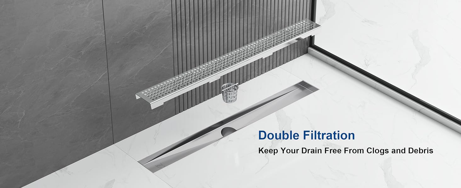 shower floor infinity drain