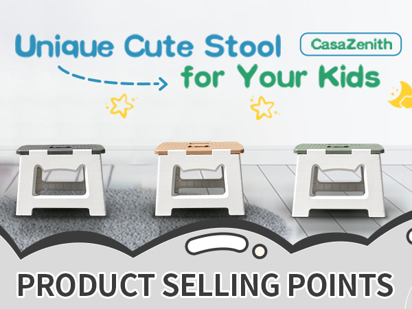 9 inch folding step stool