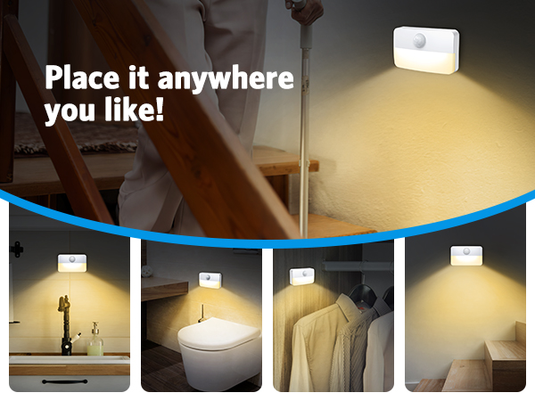 Battery-Powered LED Night Light for everywhere