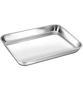 P&P CHEF 10.5 Inch Baking Cookie Sheet, Oven Pan Tray Stainless Steel Sheet Pan for Kitchen, Oven...