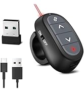 Presentation Clicker PowerPoint Wireless Presenter Remote: Laser Pointer Computer Clickers, Hyper...