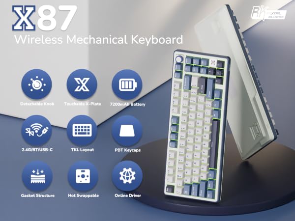 X87 Blue wireless mechanical keyboard
