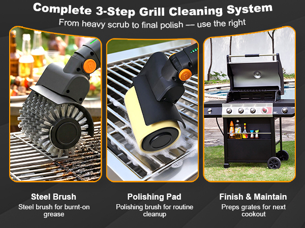electric grill brush for outdoor grill grill bot outdoor grill clean robot electric bbq grill brush