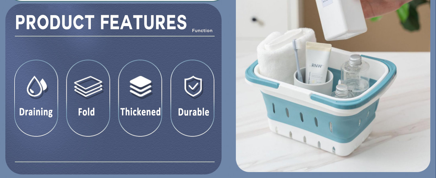 Haundry Portable Shower Caddy Basket
