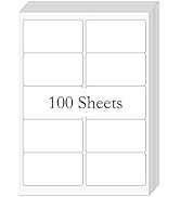 2” x 4” (1000Labels) Shipping Address Labels, BESTIKER Printable White Sticker Labels,Permanent A...