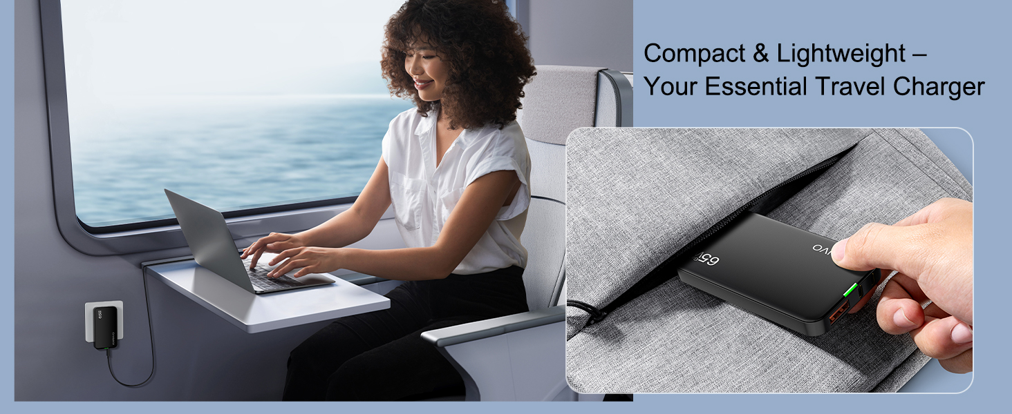 Compact & Lightweight – Your Essential Travel Charger