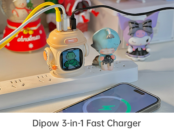 3 ports fast charger