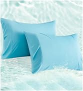 Accuratex Cooling Pillow Cases Queen Size Set of 2,Envelope Soft Breathable Cooling Pillowcase fo...