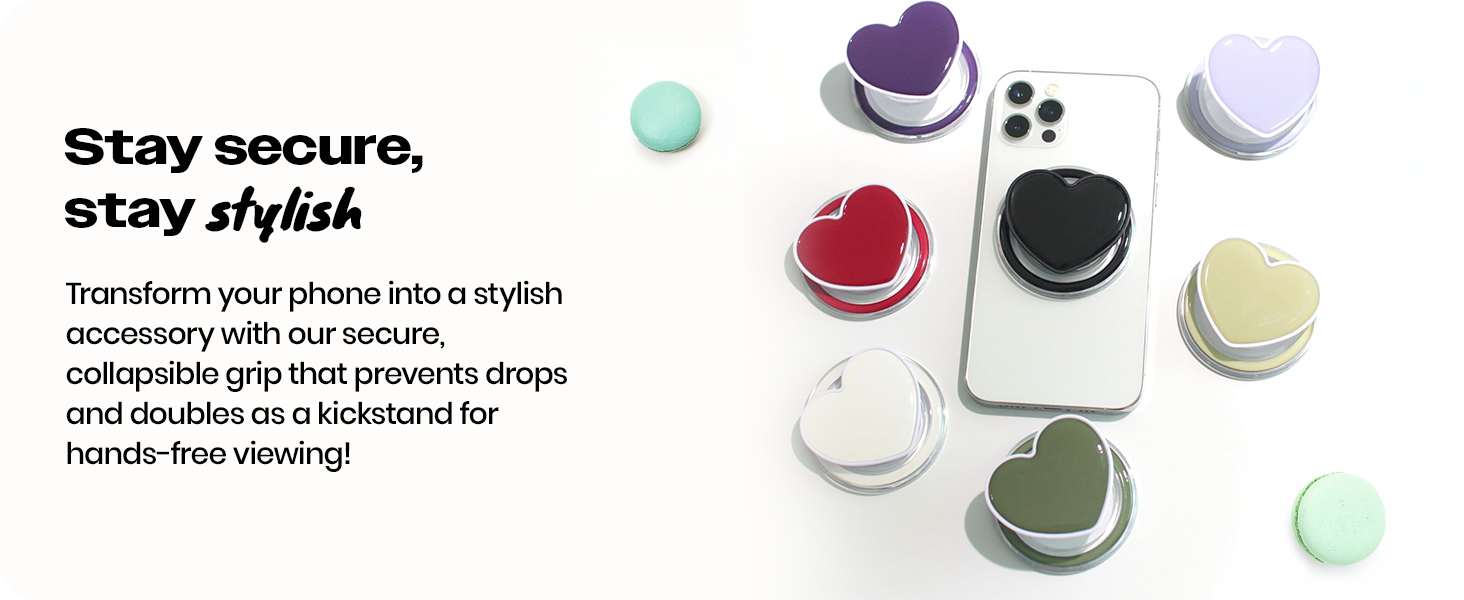Macaron heart mag