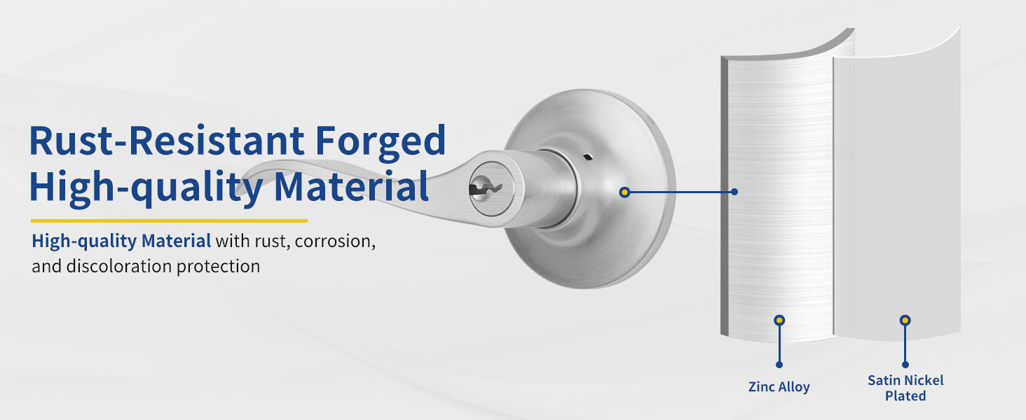 door handle with lock