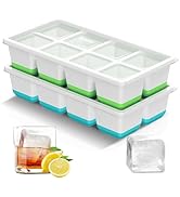 VEHHE Ice Molds, 3 Pack Easy-Release & Stackable Whiskey Ice Cubes Mold for Drinks and Cocktails ...
