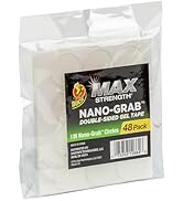 Duck Max Double-Sided Gel Tape with Nano-Grab Technology, Clear, Multi-Purpose & Removable, 1" Ci...