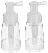 Uonlytech Powder Spray Bottle Empty Travel Makeup Bottles with Locking Nozzle Transparent Refilla...